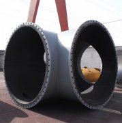 大口径衬胶管件